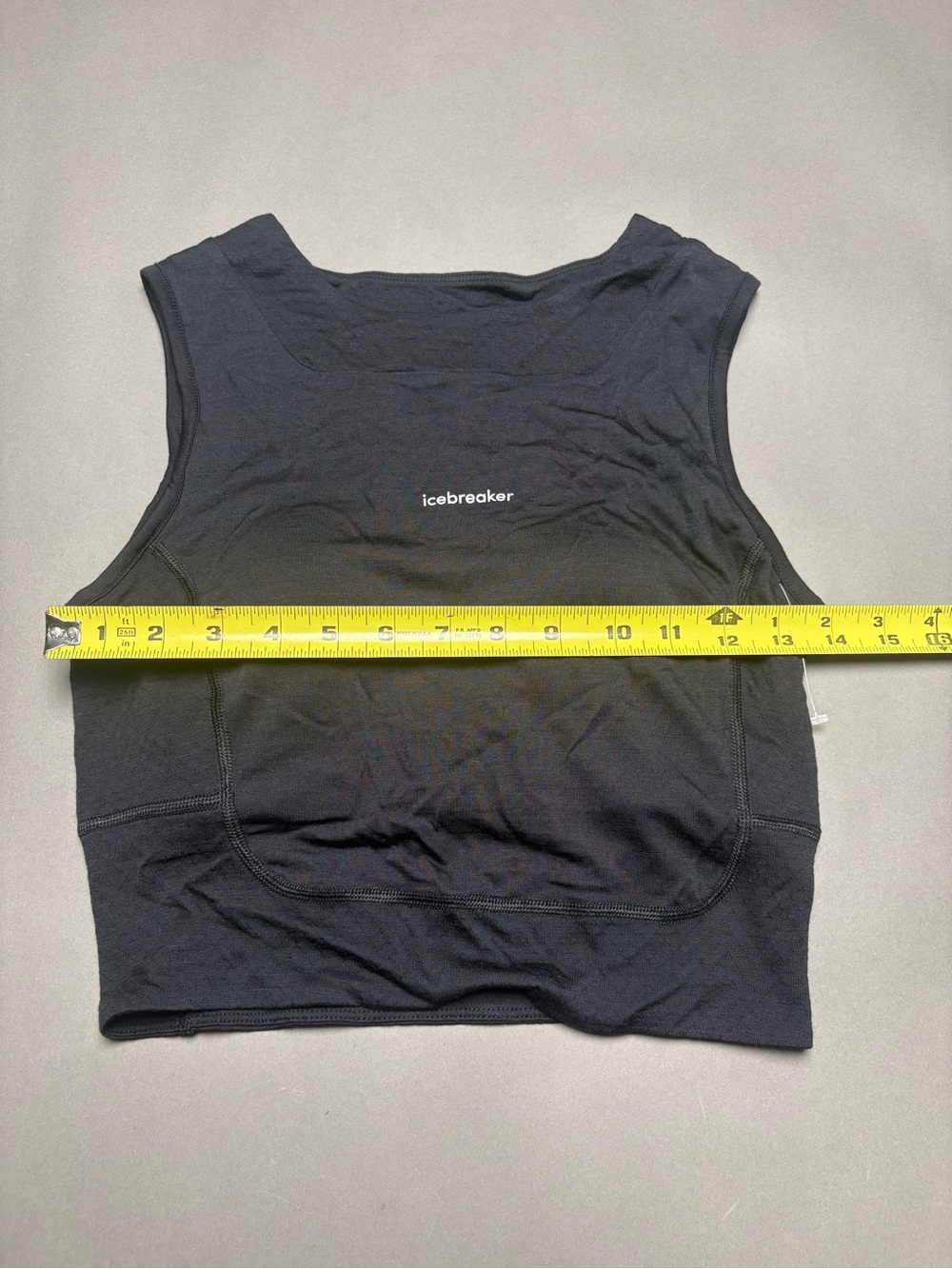 NWOT Icebreaker Black Women's Athletic Tank Top - Picture 6 of 7